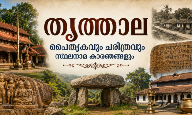 തൃത്താല നിയോജകമണ്ഡലത്തിന്റെ പൈതൃകവും ചരിത്രവും സ്ഥലനാമങ്ങളും