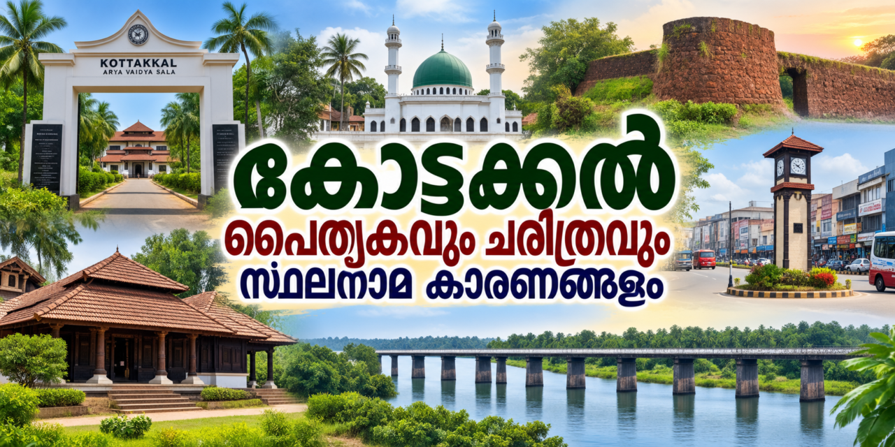 കോട്ടക്കൽ നിയോജക മണ്ഡലം: പൈതൃകവും ചരിത്രവും സ്ഥലനാമങ്ങളുടെ കഥകളും