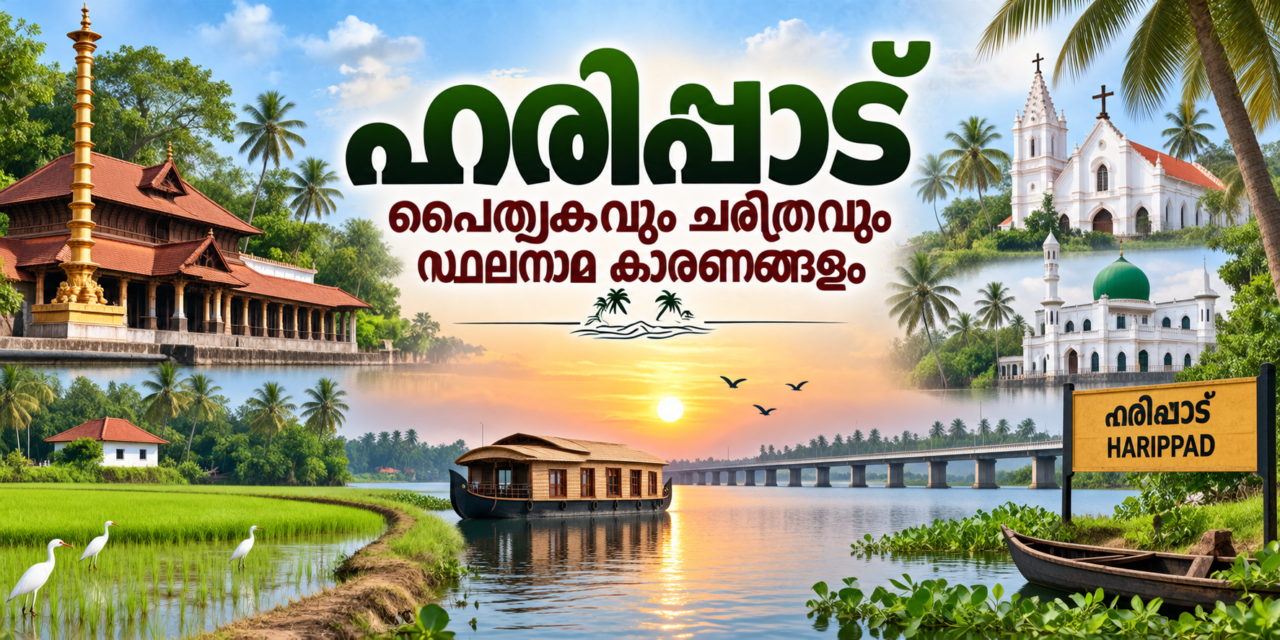 ഹരിപ്പാട് — ഹരിഗീതപുരം മുതൽ കായൽ സംസ്കാരത്തിന്റെ പൈതൃകഭൂമിയിലേക്ക്